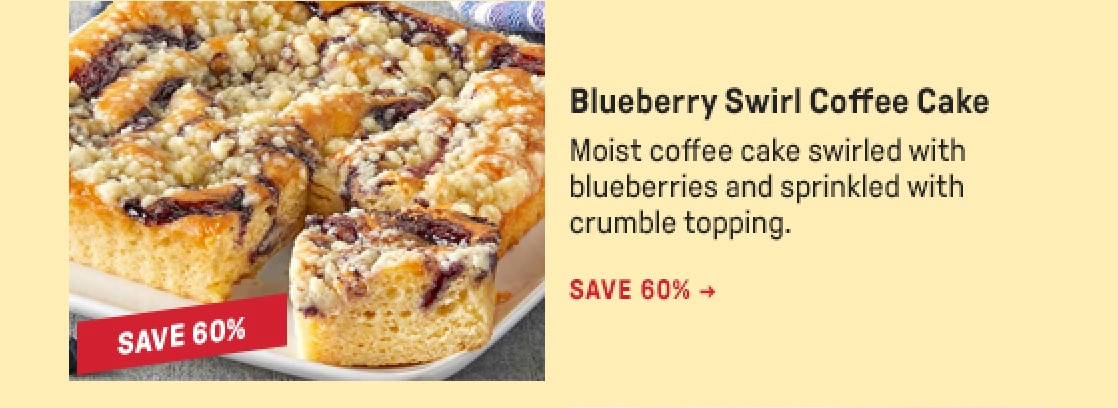 Blueberry Swirl Coffee Cake